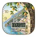 12 inch square shape wall clock